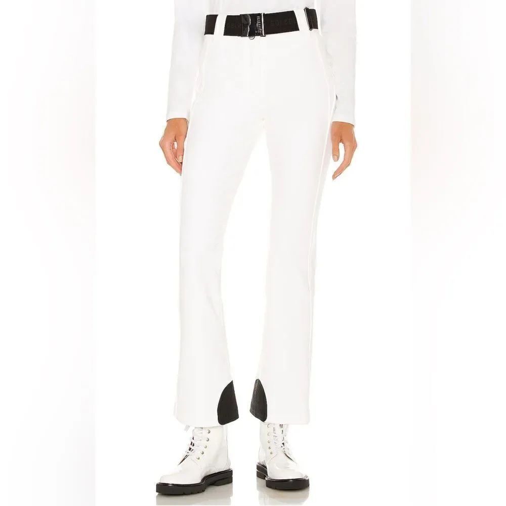 Goldbergh Pippa Ski Pants Waterproof White Black NWT US 14